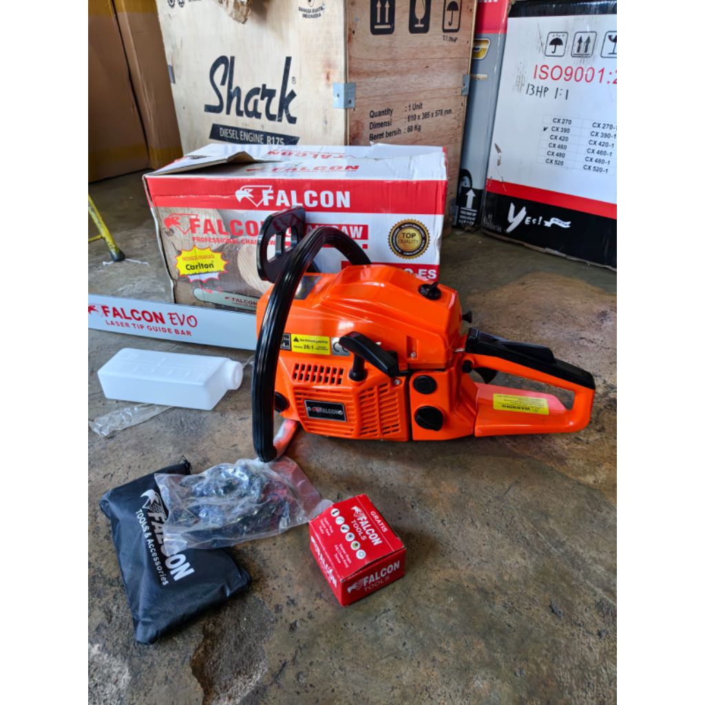 FALCON Mesin Chainsaw - Sinso GERGAJI POTONG KAYU - Sinso Mini Falcon 5800