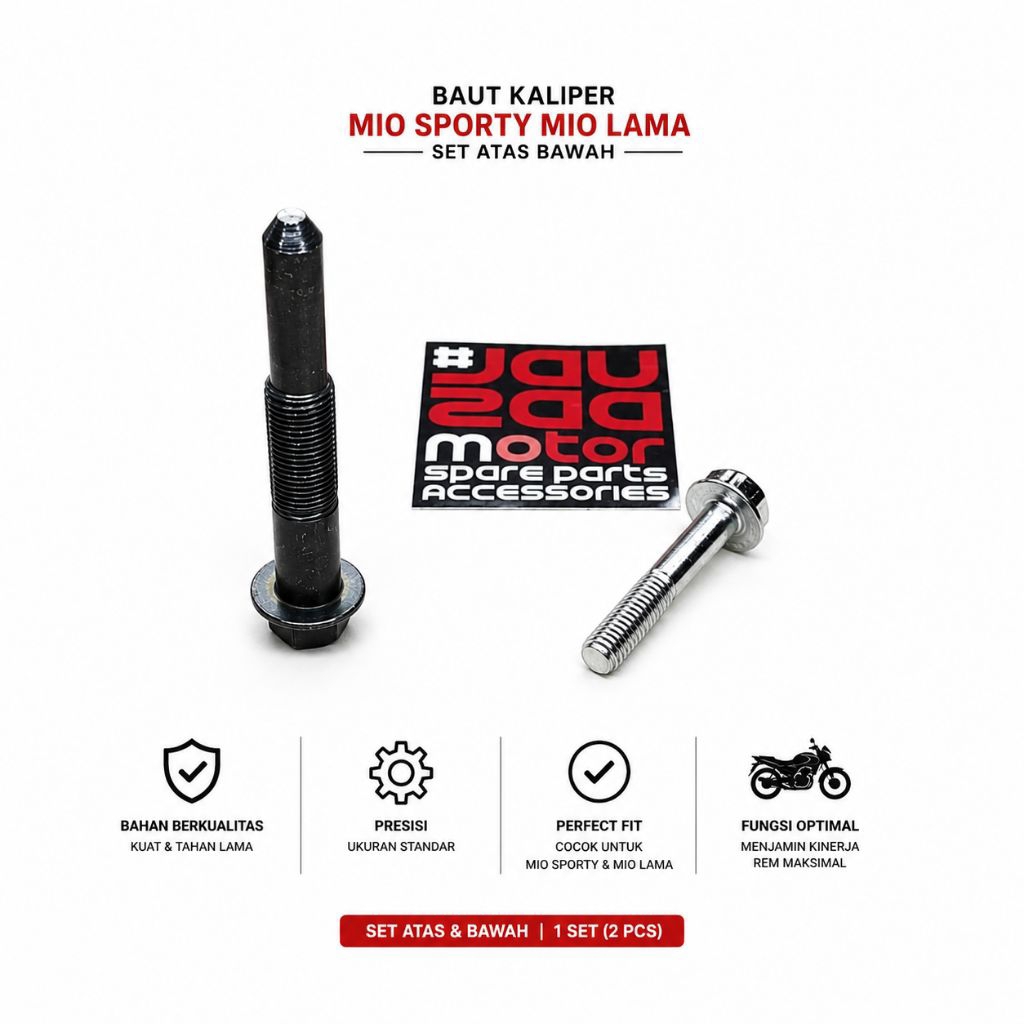 BAUT KALIPER CAKRAM MIO SPORTY MIO LAMA SET ATAS BAWAH