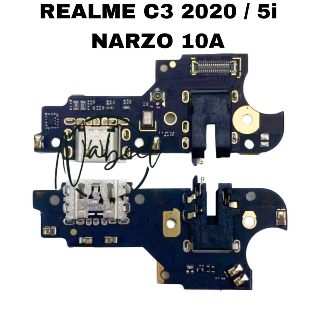 CONECTOR CAS / PCB CAS / PAPAN CAS HP REALME C3 2020 / REALME 5i / NARZO 10A ORI