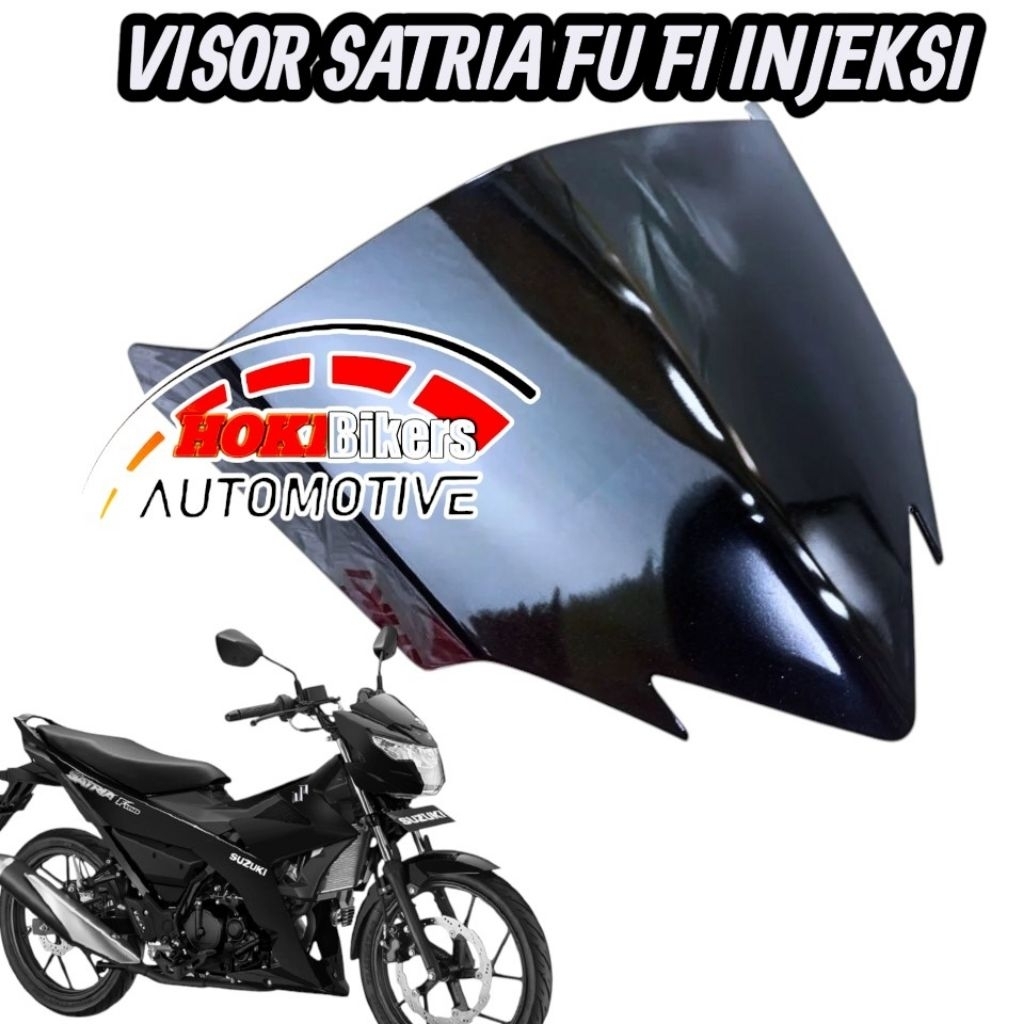 [PROMO] VISOR SATRIA FU FI HITAM VISOR HEADLAMP FUFI