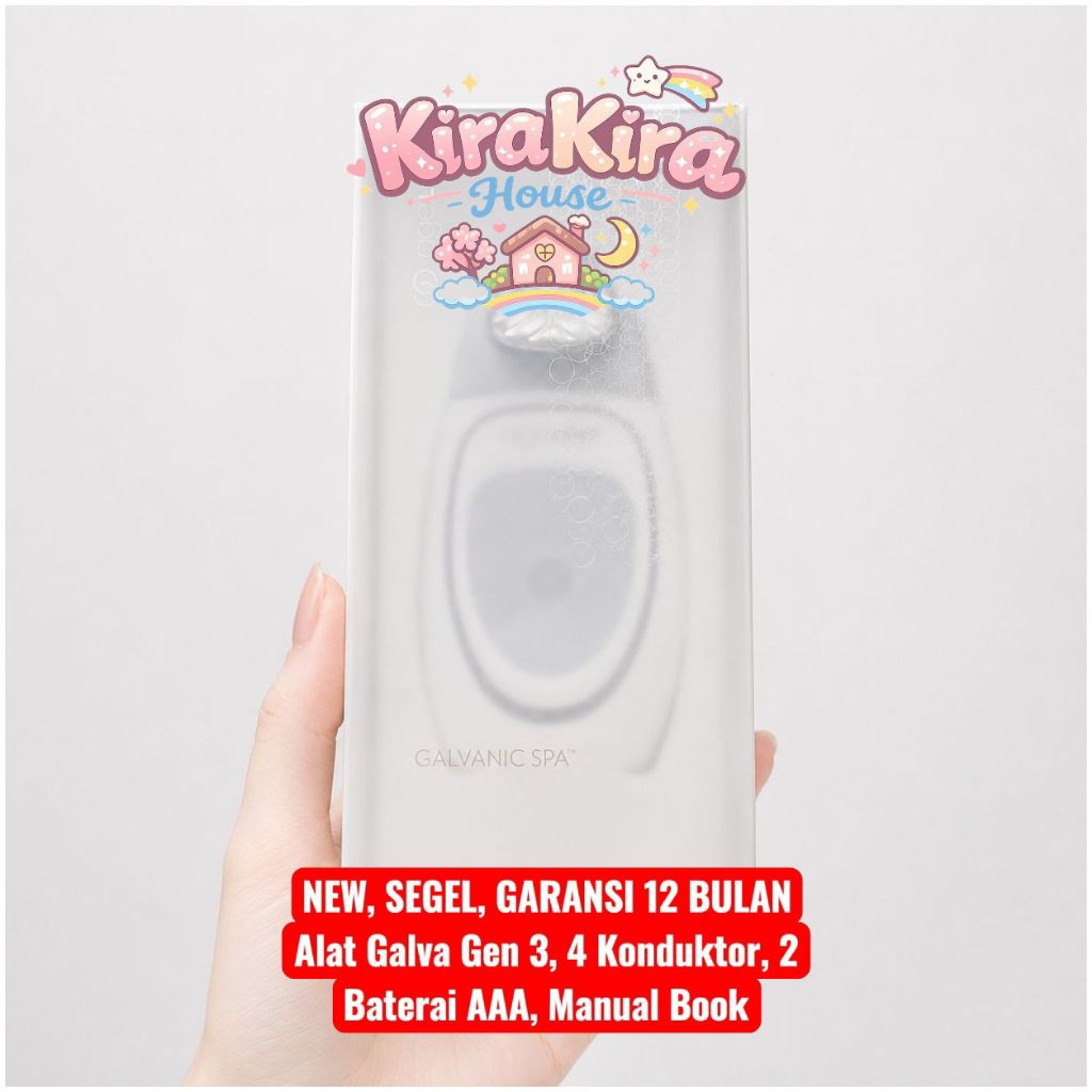 Galvanic Spa Face Nuskinn Gen 3 SETRIKA WAJAH (ALAT SAJA)