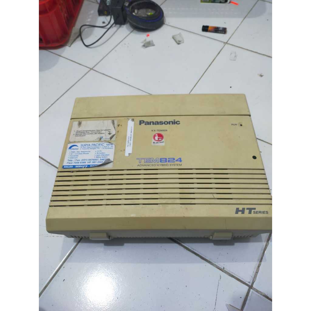 PABX Panasonic KX-TEM824 Advanced Hybrid System HT Series Bekas Kondisi Apa Adanya