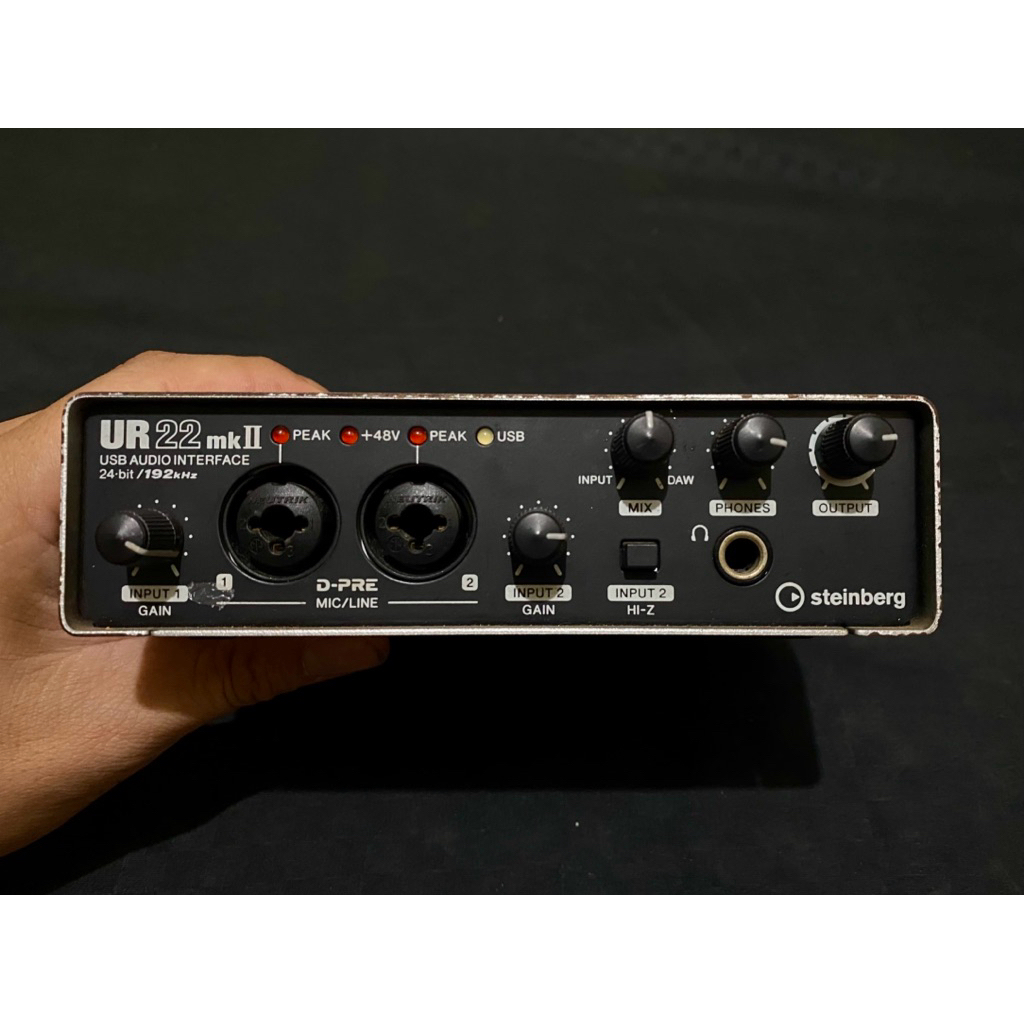 Steinberg UR 22 MKII Soundcard Audio Recording