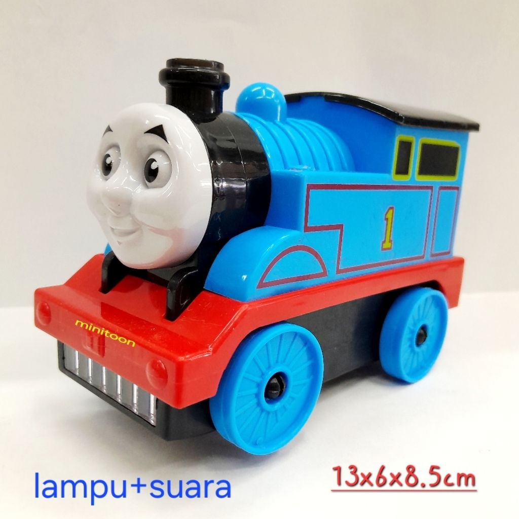 Mainan KERETA API LOKOMOTIF Lampu Musik Train Tomas