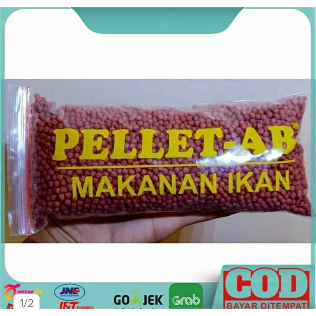 Makanan Ikan Pelet 5MM Koki/koi LeLe Warna Merah 5MM Ukuran Pelet AB