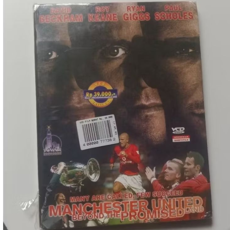 VCD Original MANCHESTER UNITED - MANY  ARE  CALLED FEW SUCCES BEYOND THE PROMISED THE LAND  SEGEL.
