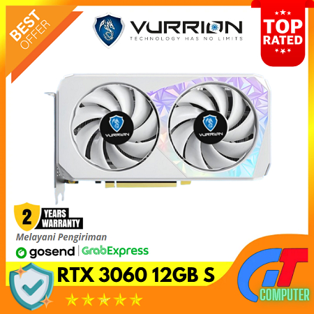 VGA VURRION RTX 3060 12GB GDDR6 192 BIT WHITE