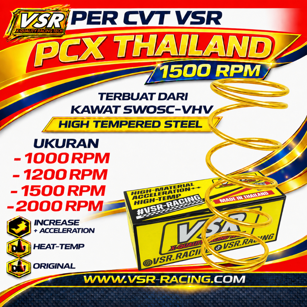 Per CVT VSR Racing 1500RPM PCX Thailand NAD
