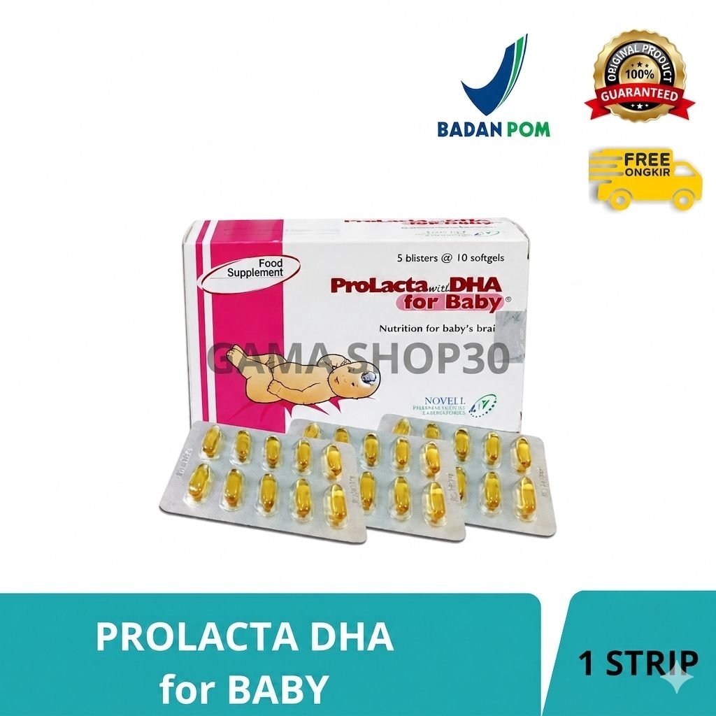 GS Prolacta DHA for Baby 1 Strip - Suplemen Otak Bayi dengan DHA dan EPA