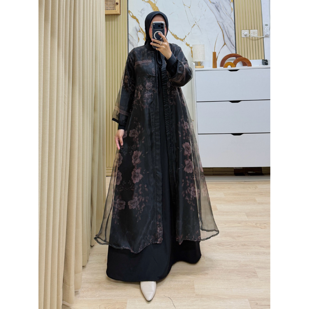 COD // GAMIS CLARA // GAMIS ROMPI LEPAS // GAMIS ORGANZA BUSUI // GAMIS PESTA KONDANGAN // HITAM