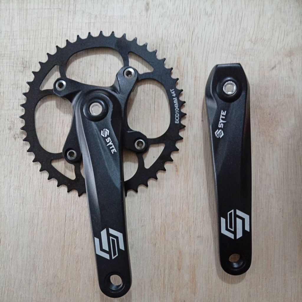 Crankset HT1 Syte Bmx Mtb Single Speed 44T BCD 104 - Ringan dan Efisien