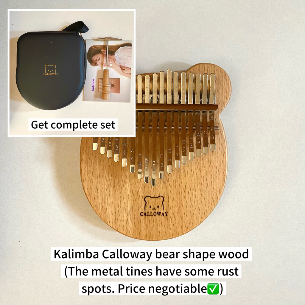 kalimba Calloway Kalimba Wood Kalimba Bear