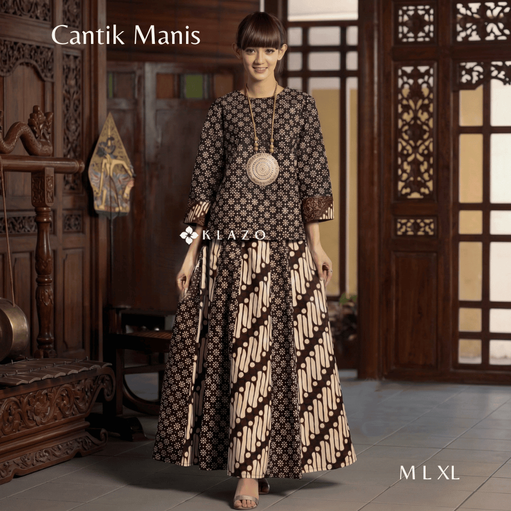 CANTIK MANIS - Set Blouse Celana Rok Batik