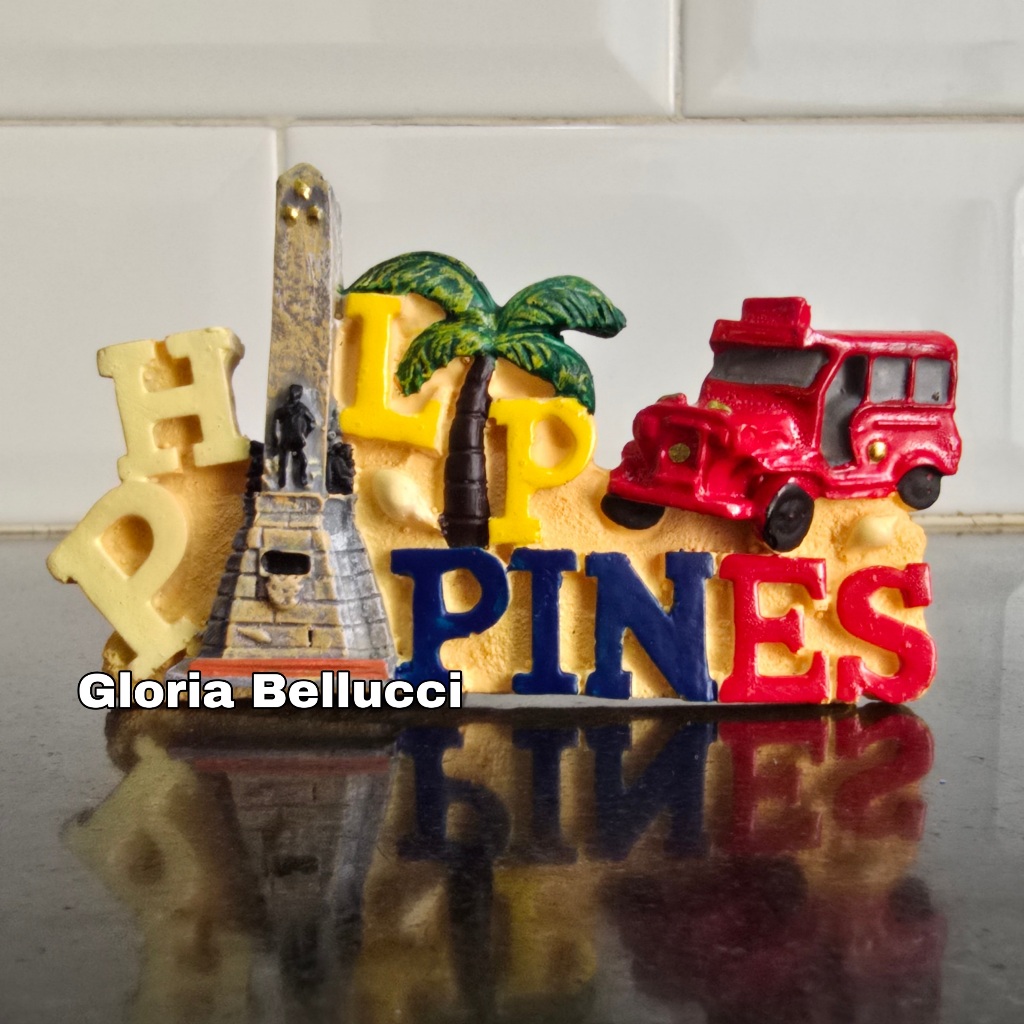 tempelan kulkas magnet philippines mobil souvenir oleh2 negara filipina hanoi