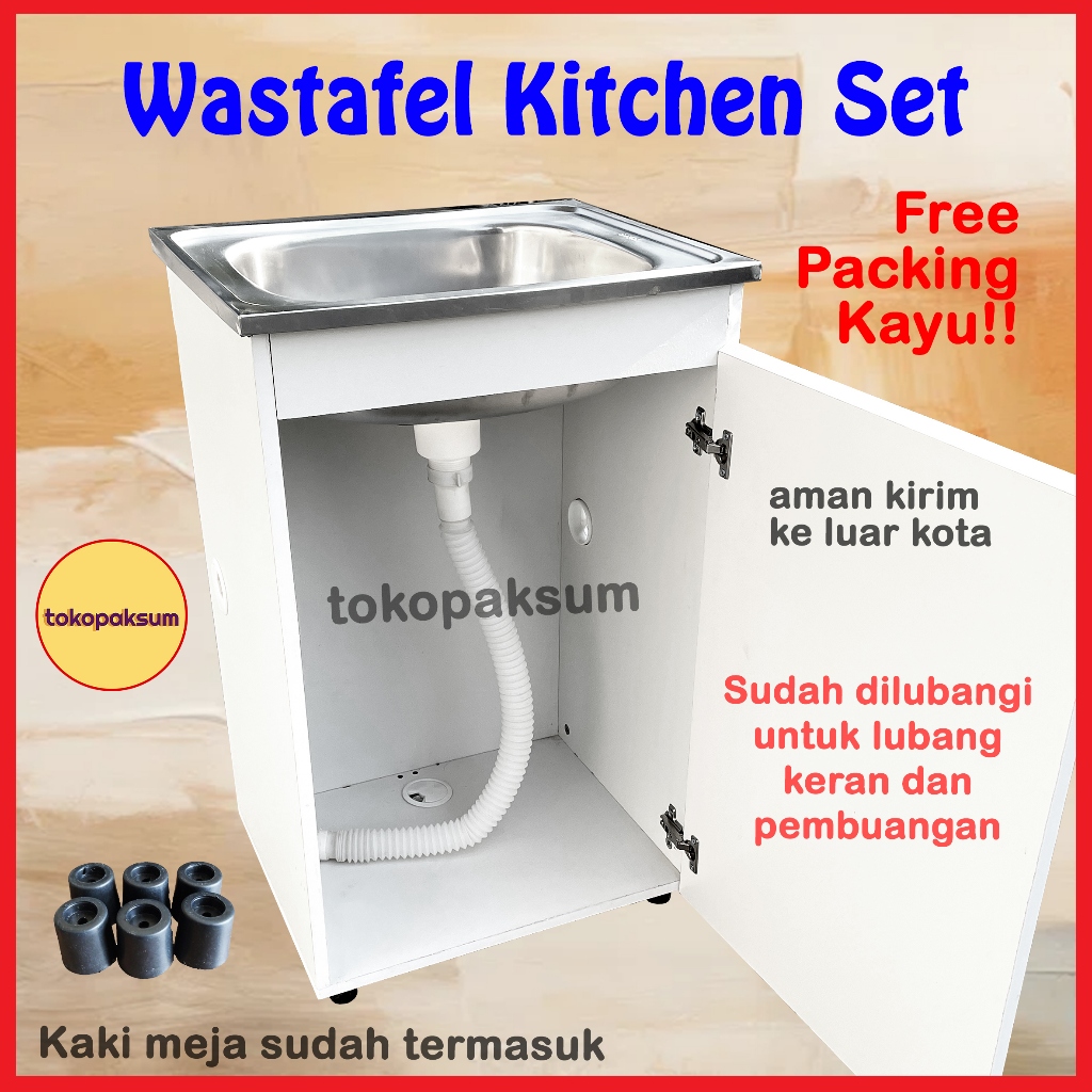 Wastafel Cuci Piring Kitchen Set Portable Kitchen Sink Wastafel Dapur Wastafel Portable
