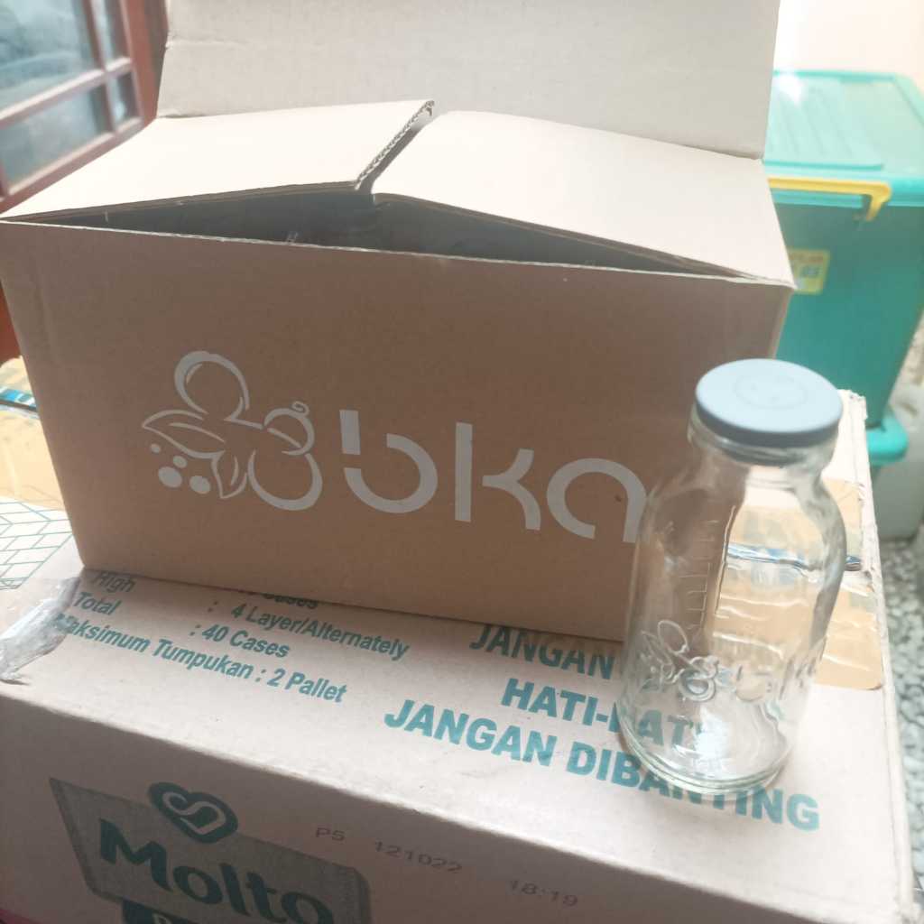Botol Asi Kaca bka BKA bekas preloved