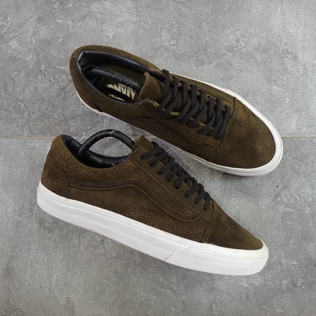 ( Size 42,5 ) Vans Old Skool Suede Green Original