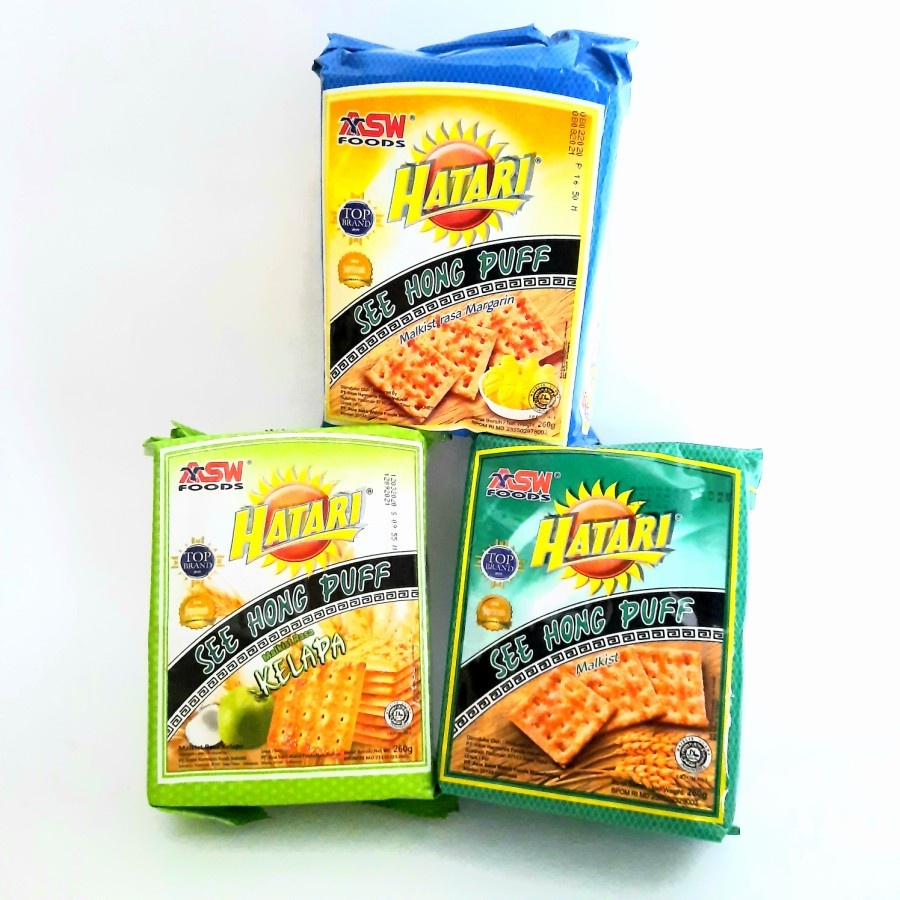 Hatari see Hong puff malkist 245 gram Termurah - Hatari Malkist Cream Biskuit Renyah