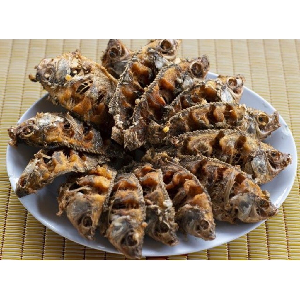 paket ikan mujair goreng Dan udang goreng kering