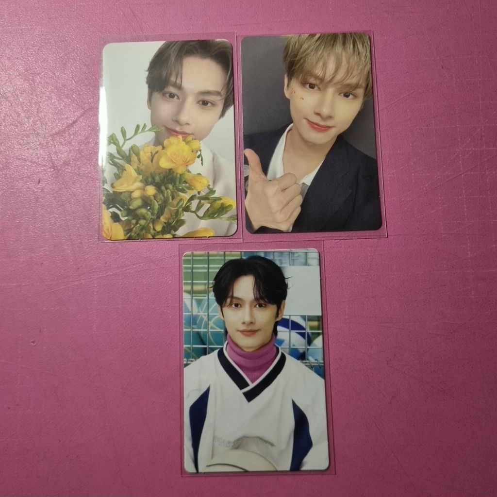 PHOTOCARD OFFICIAL JUN SEVENTEEN PC FALLIN FLOWER FLFL LIM A YOUR CHOICE ONE SIDE BUNGA (READ DESK)