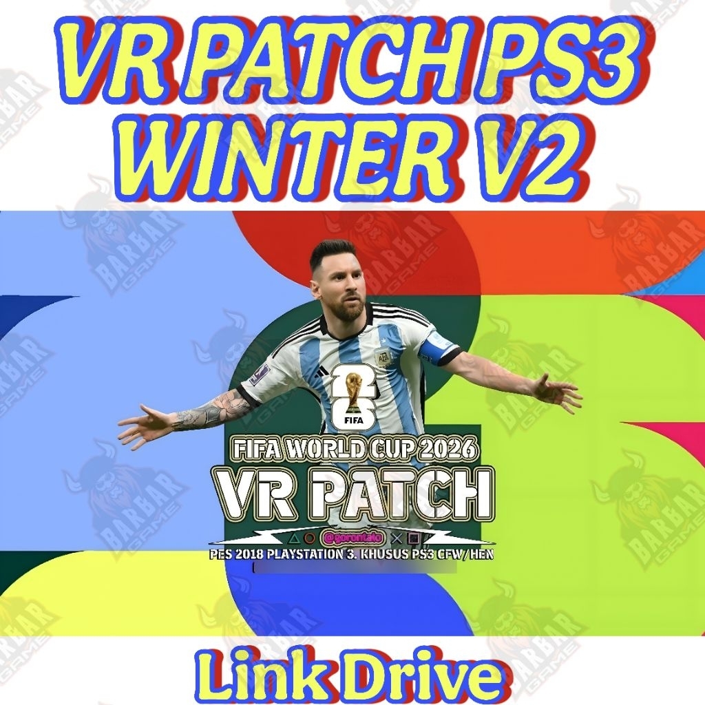 NEW VR Patch PES WINTER 2026 Update Terbaru - game ps2 ps3 ps4 cfw hfw hen bitbox gembox