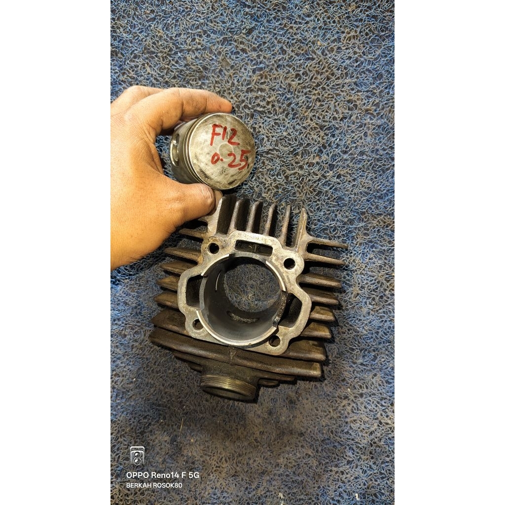 silinder blok Yamaha l2sn L2super os 25(piston pakai fiz)
