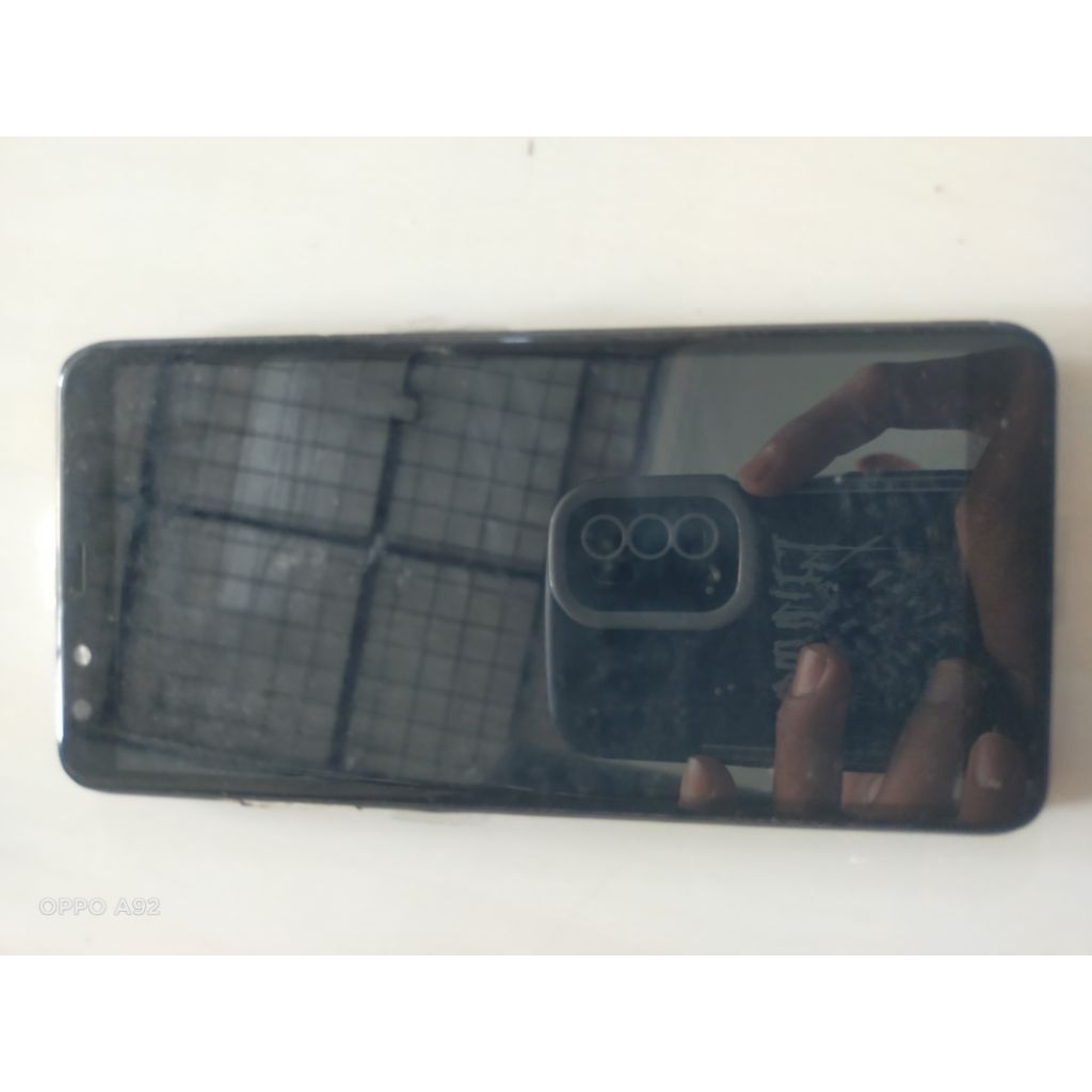 LCD TC hp Evercoss u6 minus garis di bawah