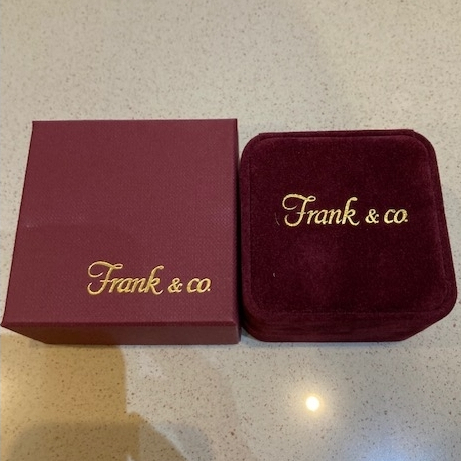 Kotak Perhiasan Emas Berlian Frank & Co Original
