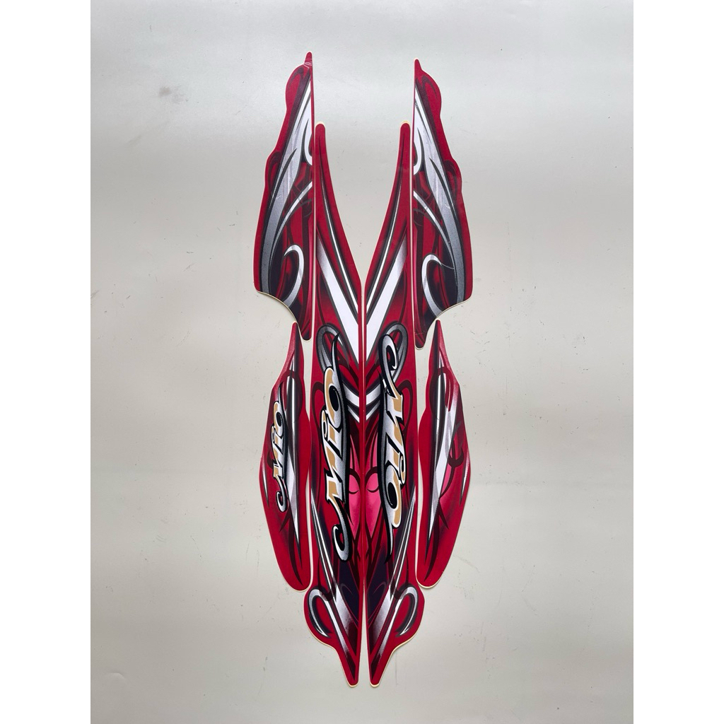 STRIPING STIKER MIO 2010 MERAH
