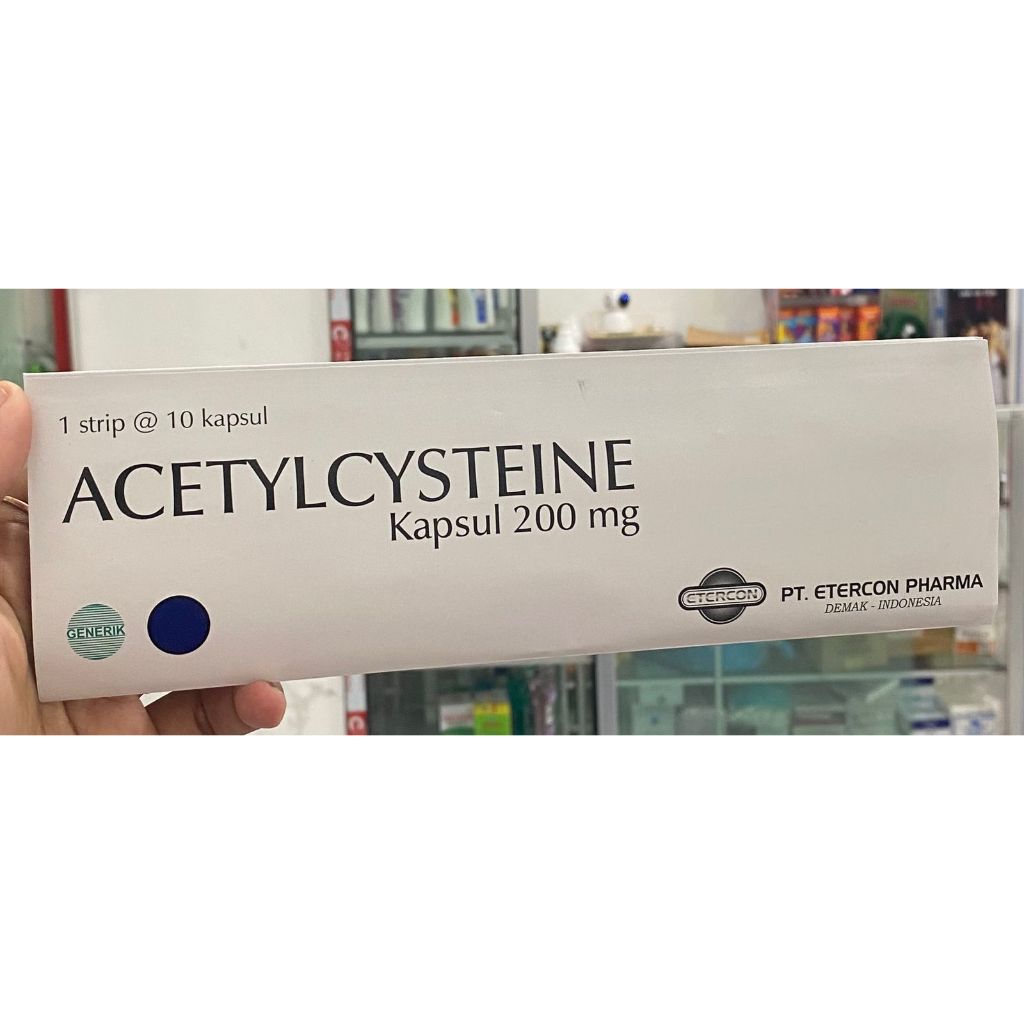 Acetylcysteine 200 mg 10 Kapsul Novell