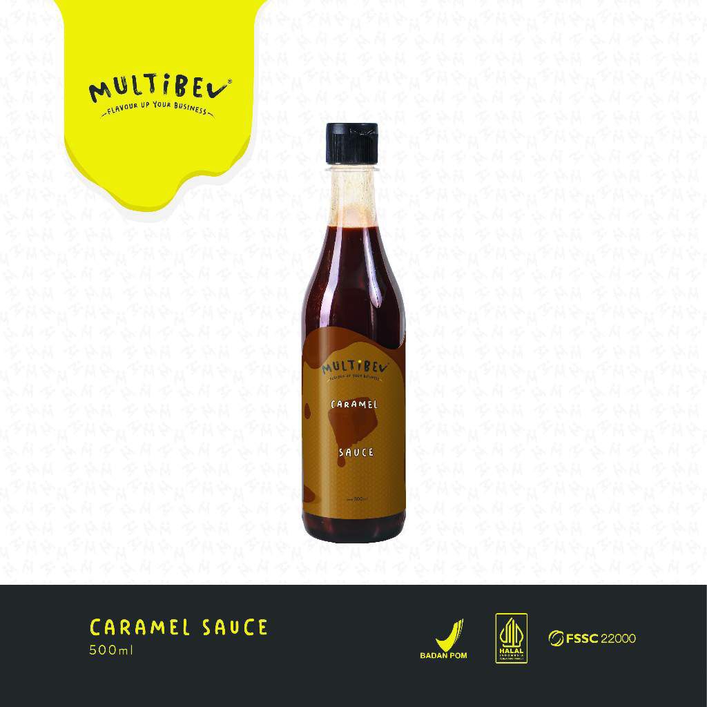 Multibev - Caramel sauce 500ml - sauce caramel - Multibev sauce 500ml