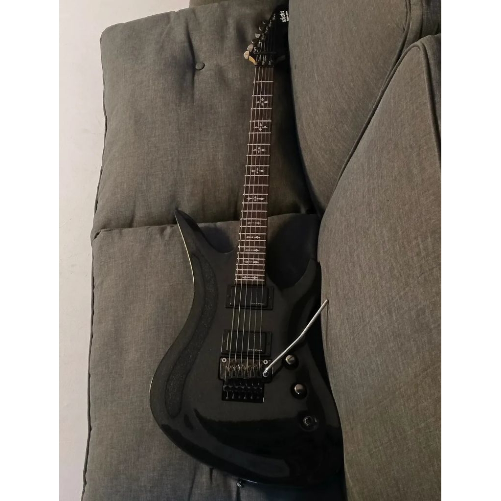 Schecter Revenger 6 FR with seymour duncan design ahb1 active pickups elektrik gitar original