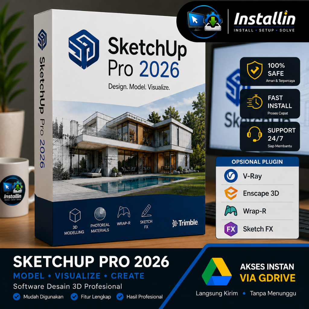 SketchUp Pro Full Setup (WIN & MAC)