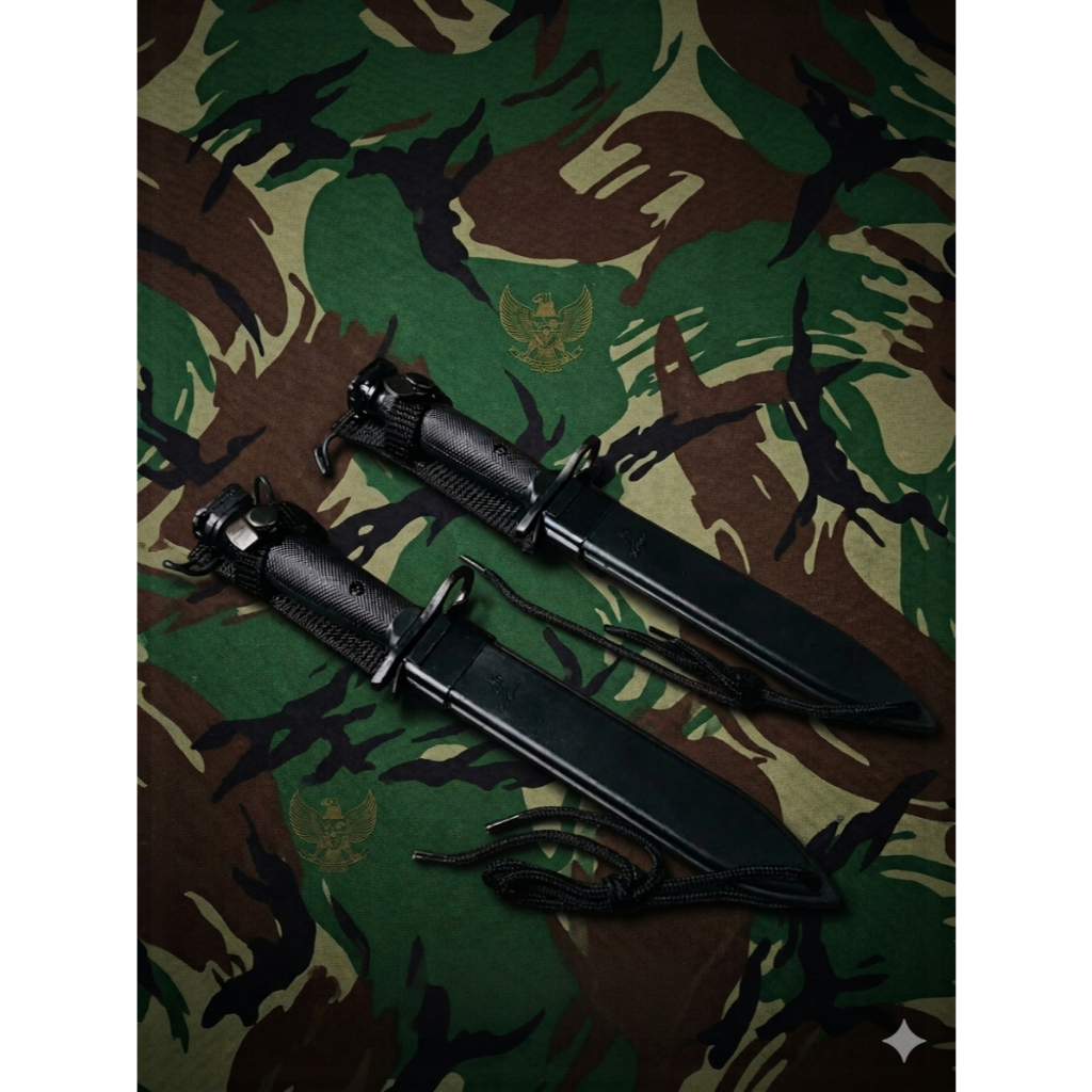 PISAU SANGKUR SS1 TNI Custom Nama NRP Laser Grafir