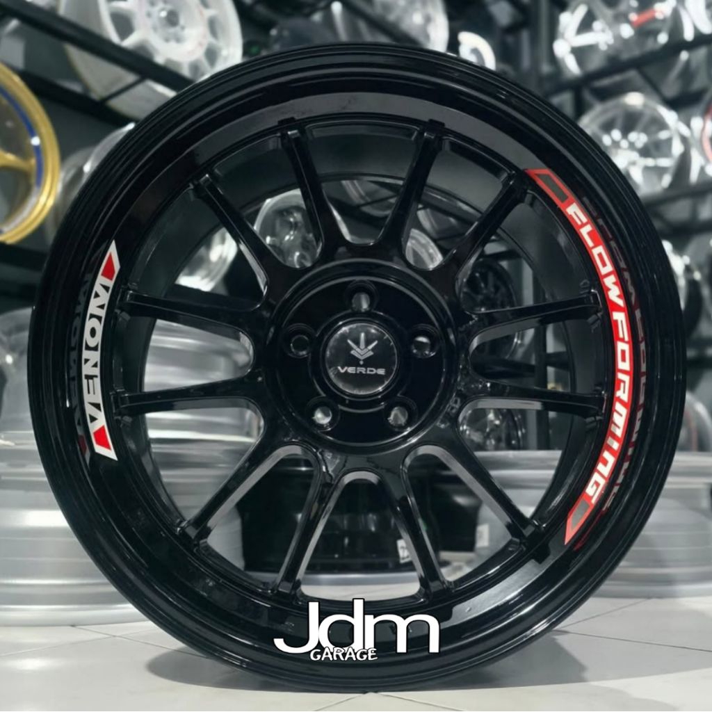 velg VENOM VERDE r17 lebar 8 pcd 5X114,3 et 40 mobil ring 17 pnp mobil r17 reborn venturer zenix hrv