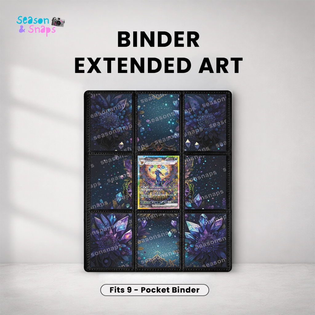 SEASONSNAPS Pokemon TCG Extended Art Binder - Umbreon SAR (Terastal Festival)