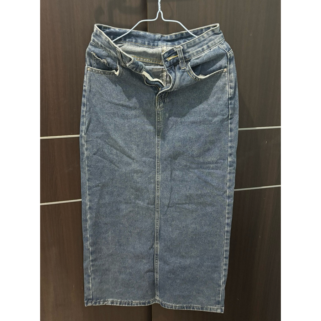 preloved rok jeans span
