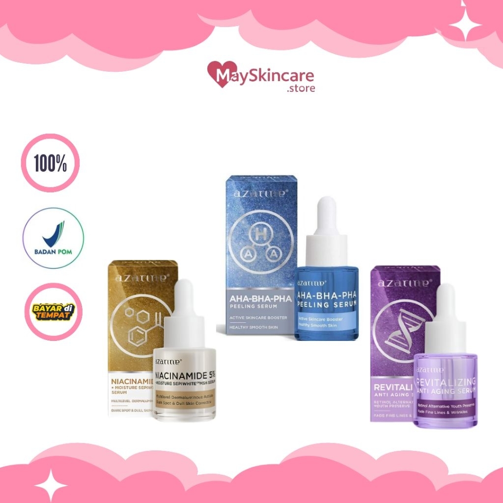 AZARINE NIACIMIDE 5% SERUM|AZARINE AHA -BHA-PHA SERUM | AZARINE REVITALIZING SERUM