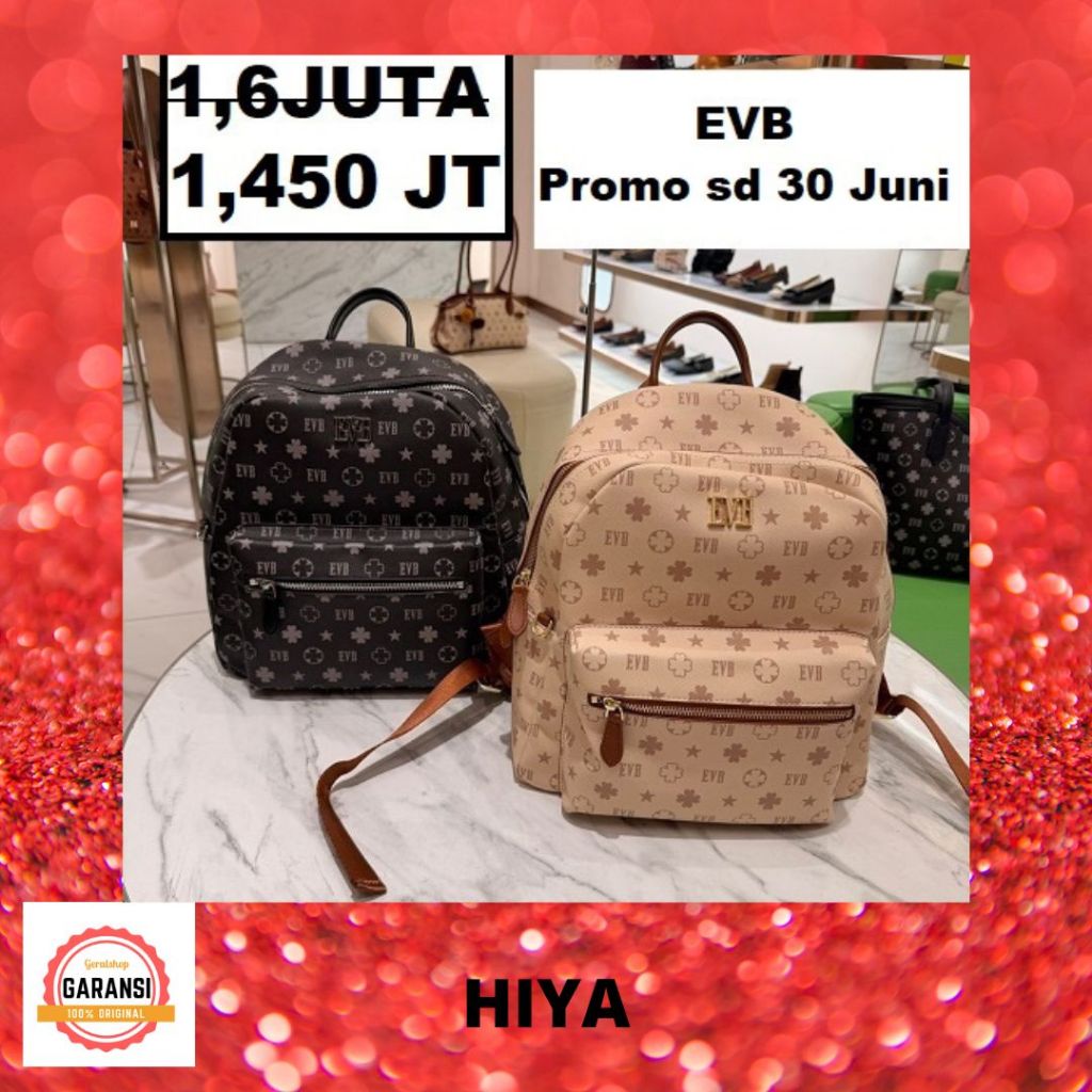Tas ransel backpack wanita SALE Evb seri HIYA 100% original store