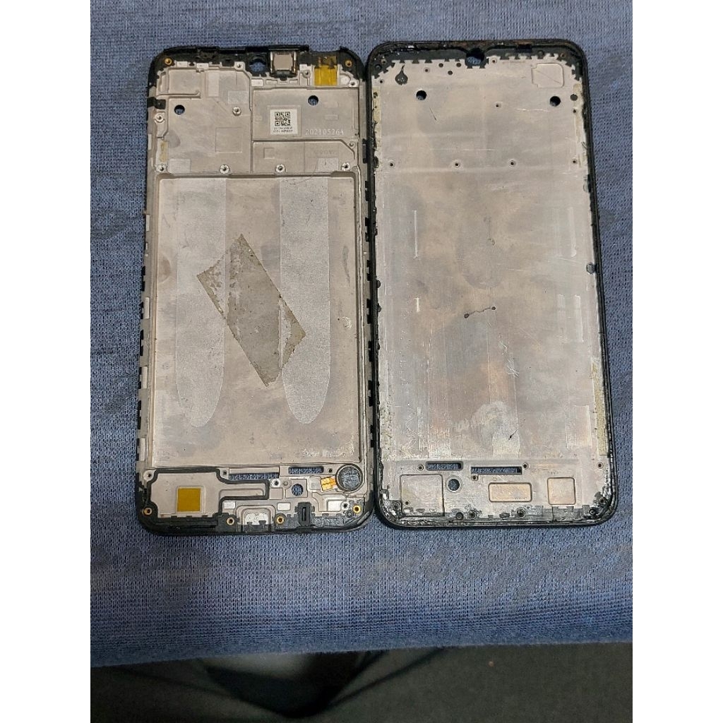 frame tatakan tulangan lcd redmi 9a 9c 10a copotan