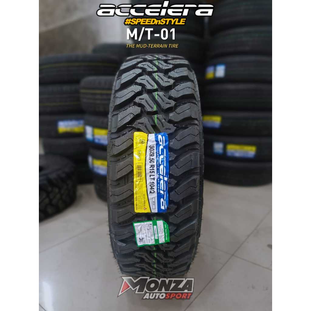 Ban mobil ukuran 30X9,5 R15 accelera mt-01 tubles