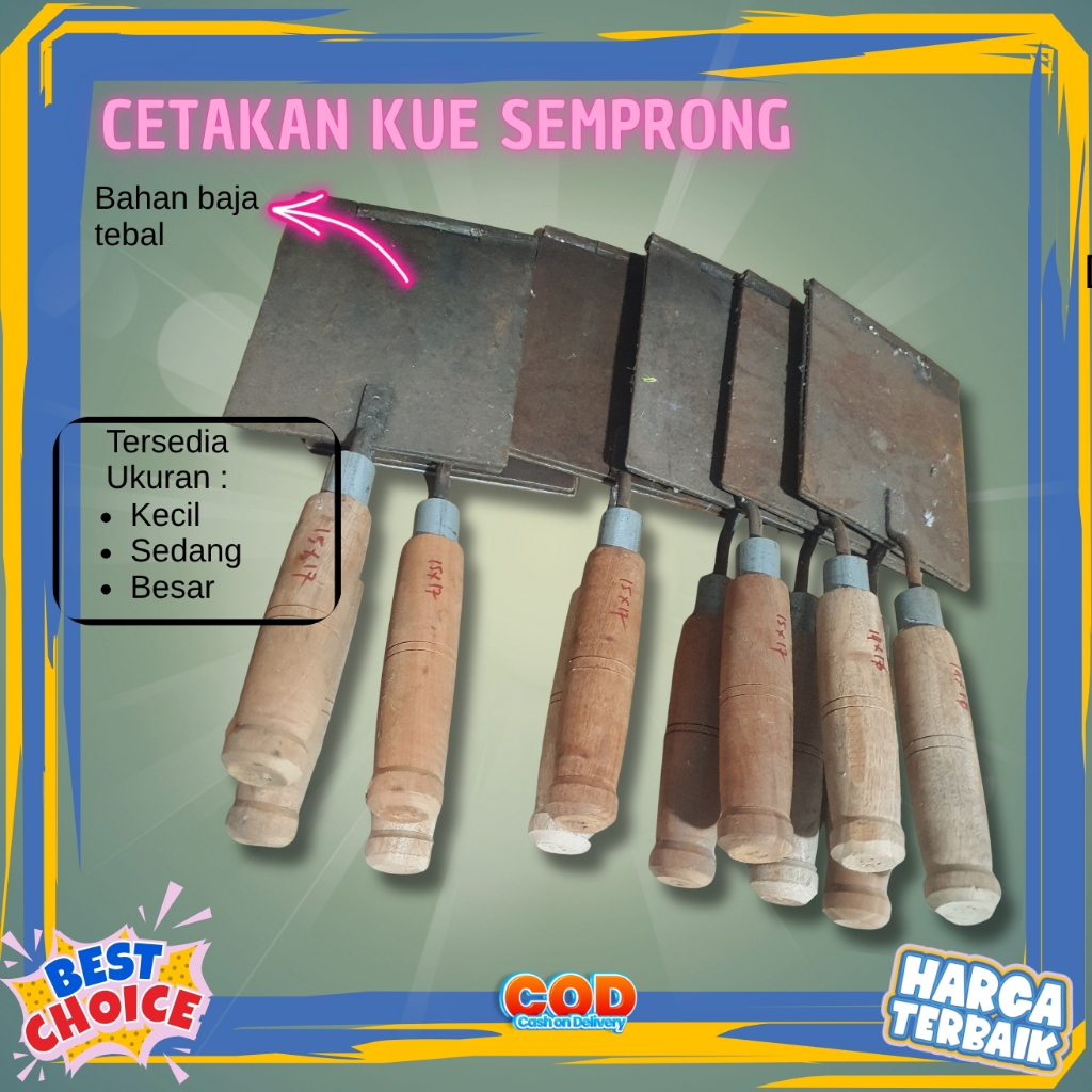 Cetakan kue semprong anti lengket CKS/Cetakan kue semprong BAJA TEBAL/Cetakan semprong