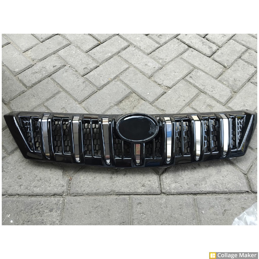 Grill depan mobil innova 2012-2013 hitam chrome