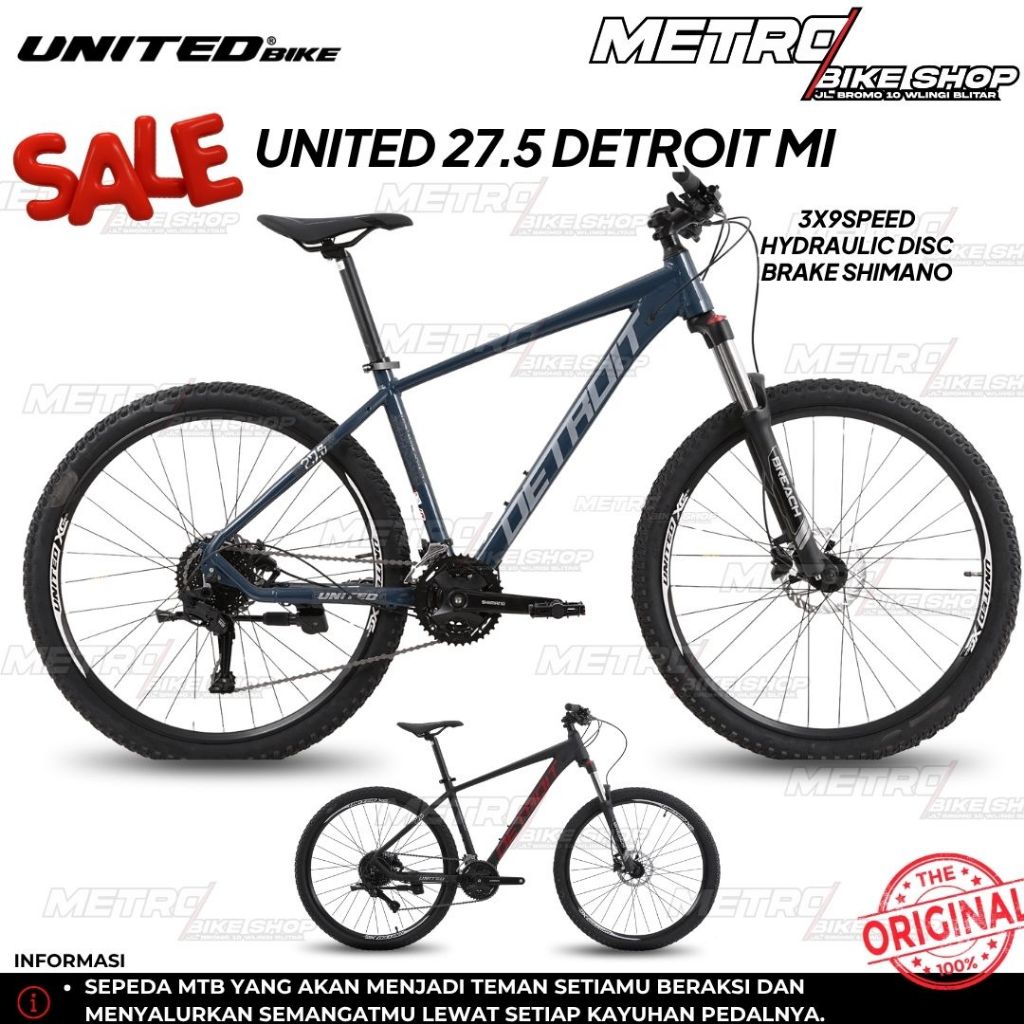 Sepeda gunung United Detroit MI SALE MTB UNITED DETROIT MI Sepeda gunung 27.5