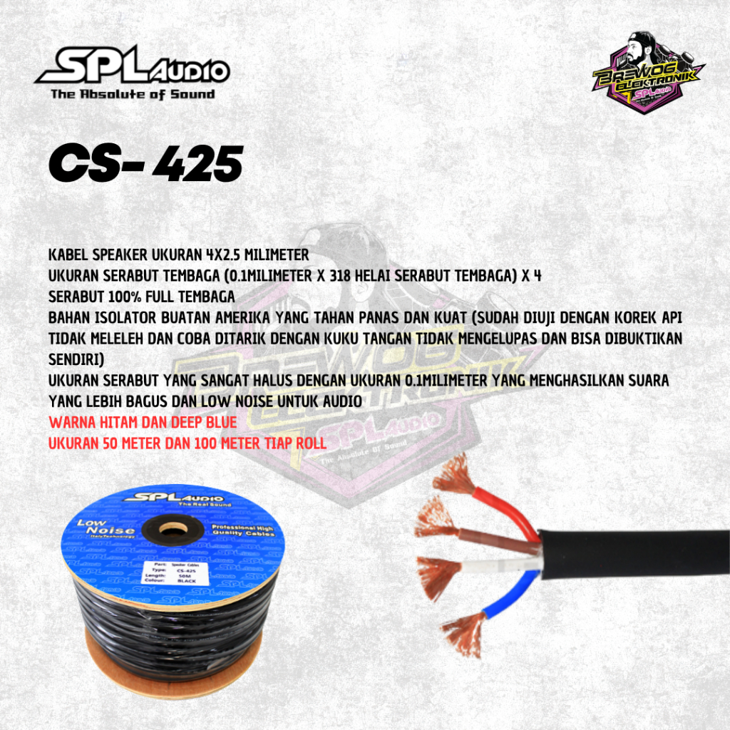 KABEL SPEAKER SPL CS425 ORIGINAL BREWOG
