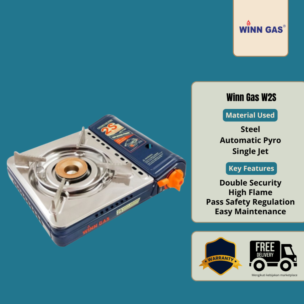 KOMPOR GAS PORTABLE - WINN GAS