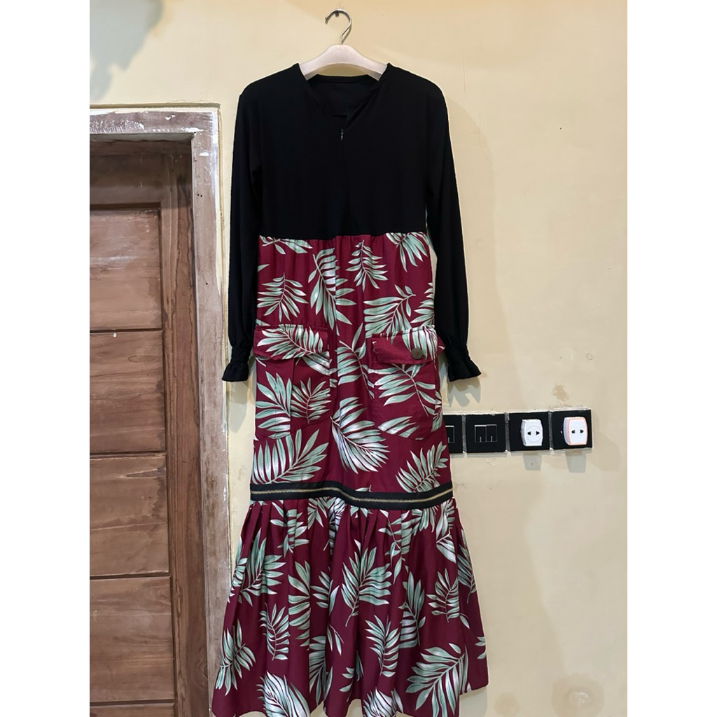 preloved gamis model duyung