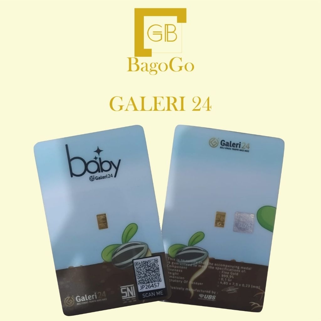 Baby Galeri 0,1 gram sari Galeri24