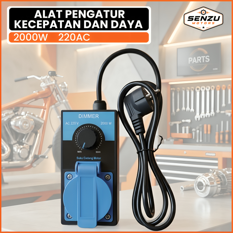 Dimmer Speed Control 2000W Pengatur Kecepatan Gerinda Dimmer Gerinda 2000 Watt AC 220V