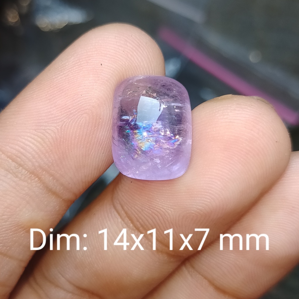 BATU KECUBUNG UNGU PELANGI ASLI NATURL BATU ECUBUNG PELANGI  TEH SMOKY ASLI ALAM koleksi lainnya cin